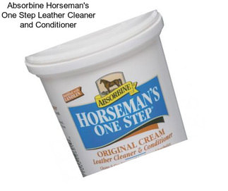 Absorbine Horseman\'s One Step Leather Cleaner and Conditioner