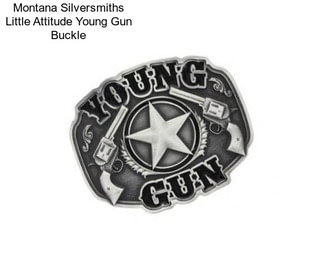 Montana Silversmiths Little Attitude Young Gun Buckle