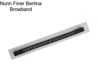 Nunn Finer Bertina Browband