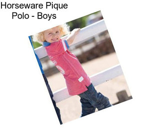 Horseware Pique Polo - Boys