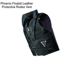 Phoenix Finalist Leather Protective Rodeo Vest