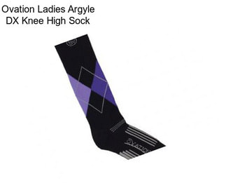 Ovation Ladies Argyle DX Knee High Sock