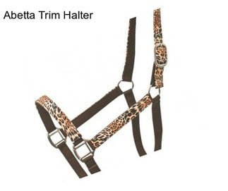 Abetta Trim Halter