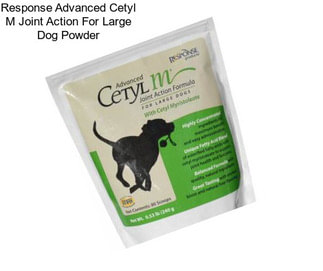 Response Advanced Cetyl M Joint Action For Large Dog Powder