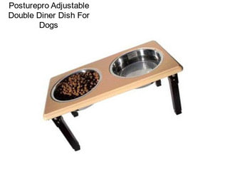 Posturepro Adjustable Double Diner Dish For Dogs