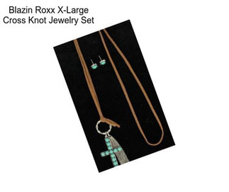 Blazin Roxx X-Large Cross Knot Jewelry Set
