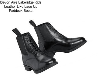 Devon Aire Lakeridge Kids Leather Like Lace Up Paddock Boots