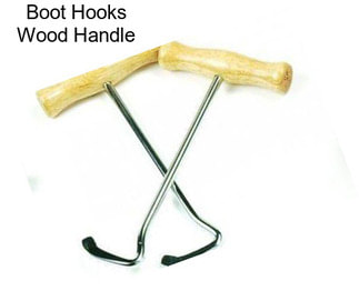 Boot Hooks Wood Handle