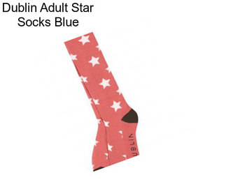 Dublin Adult Star Socks Blue