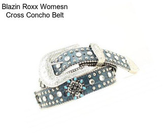 Blazin Roxx Womesn Cross Concho Belt