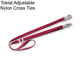 Toklat Adjustable Nylon Cross Ties