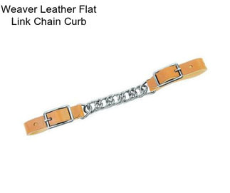Weaver Leather Flat Link Chain Curb