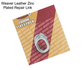 Weaver Leather Zinc Plated Repair Link