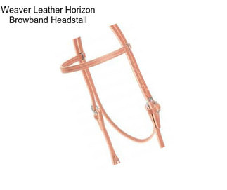 Weaver Leather Horizon Browband Headstall