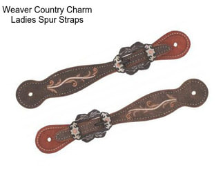 Weaver Country Charm Ladies Spur Straps