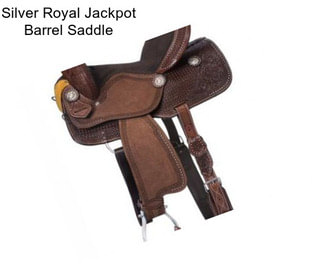 Silver Royal Jackpot Barrel Saddle