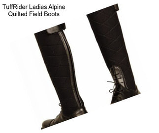 TuffRider Ladies Alpine Quilted Field Boots