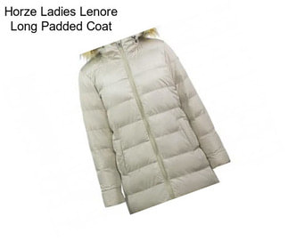 Horze Ladies Lenore Long Padded Coat