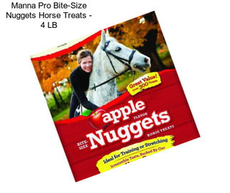 Manna Pro Bite-Size Nuggets Horse Treats - 4 LB