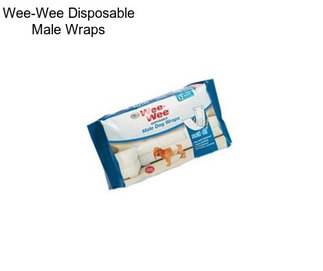 Wee-Wee Disposable Male Wraps