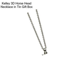 Kelley 3D Horse Head Necklace in Tin Gift Box