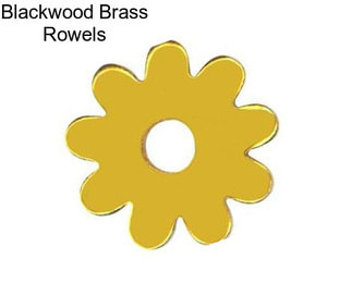 Blackwood Brass Rowels