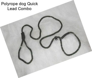 Polyrope dog Quick Lead Combo