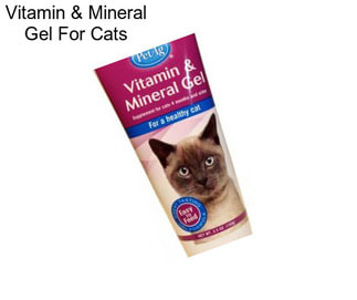 Vitamin & Mineral Gel For Cats