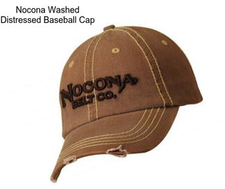 Nocona Washed Distressed Baseball Cap
