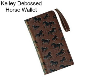 Kelley Debossed Horse Wallet