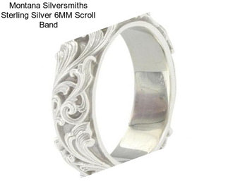 Montana Silversmiths Sterling Silver 6MM Scroll Band