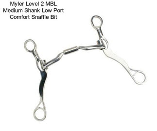 Myler Level 2 MBL Medium Shank Low Port Comfort Snaffle Bit