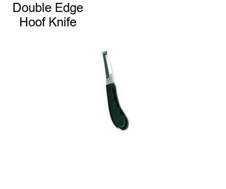 Double Edge Hoof Knife