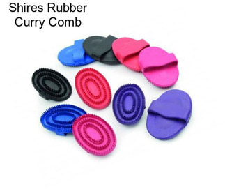 Shires Rubber Curry Comb