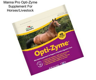 Manna Pro Opti-Zyme Supplement For Horses/Livestock