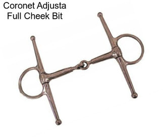 Coronet Adjusta Full Cheek Bit