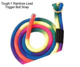 Tough-1 Rainbow Lead Trigger Bull Snap