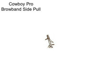 Cowboy Pro Browband Side Pull