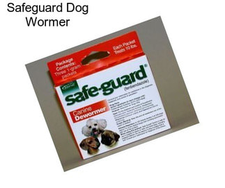 Safeguard Dog Wormer