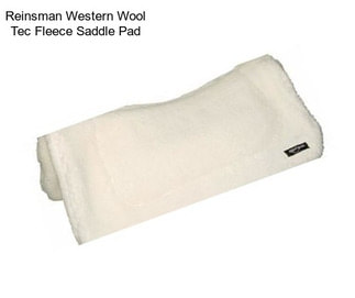 Reinsman Western Wool Tec Fleece Saddle Pad