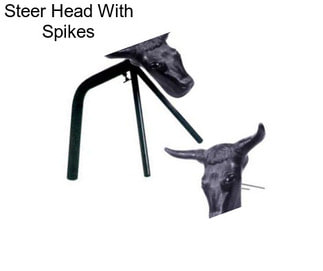 Steer Head With Spikes