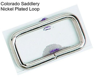 Colorado Saddlery Nickel Plated Loop