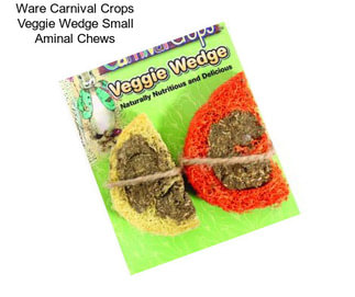 Ware Carnival Crops Veggie Wedge Small Aminal Chews