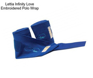 Lettia Infinity Love Embroidered Polo Wrap