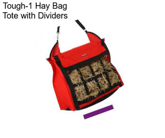 Tough-1 Hay Bag Tote with Dividers