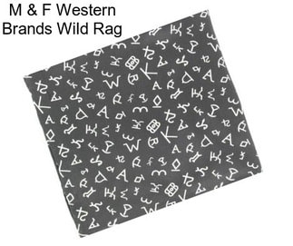 M & F Western Brands Wild Rag