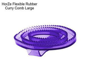 HorZe Flexible Rubber Curry Comb Large