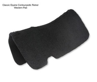 Classic Equine Contourpedic Reiner Western Pad