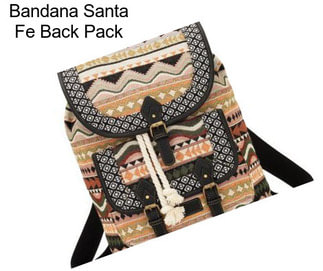 Bandana Santa Fe Back Pack