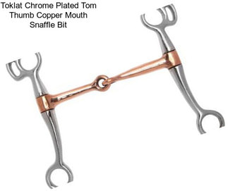 Toklat Chrome Plated Tom Thumb Copper Mouth Snaffle Bit